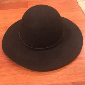 Nordstrom brand black floppy hat